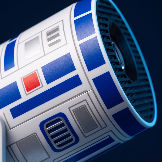 AstroCast Droid Mini Projector - droid panel detail