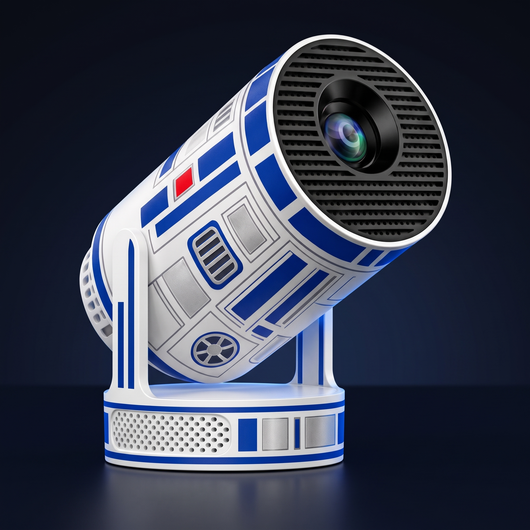 AstroCast Droid Mini Projector - hero 3/4 view